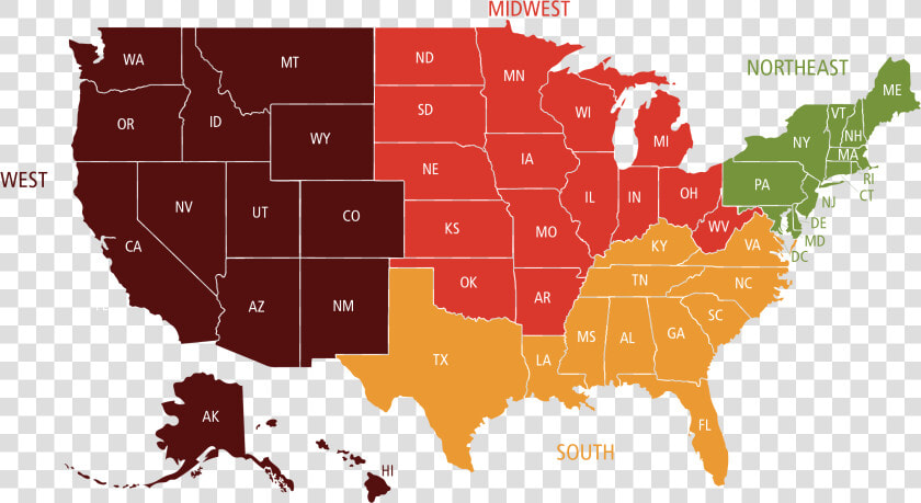 Illinois To Texas Map  HD Png DownloadTransparent PNG