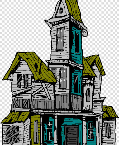 Haunted Houses Clipart   Creepy House Clip Art  HD Png DownloadTransparent PNG