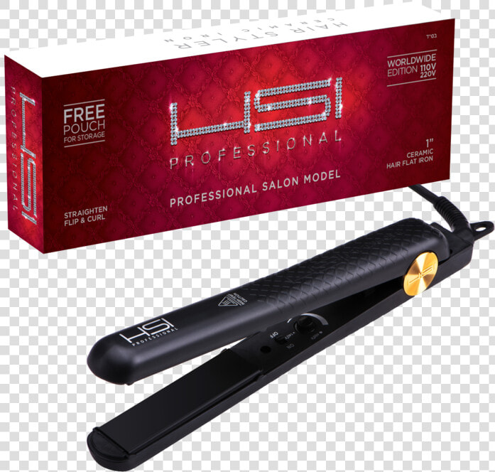 Hsi Glider Original Ceramic Flat Iron Hair Straightener   Hsi Professional  HD Png DownloadTransparent PNG