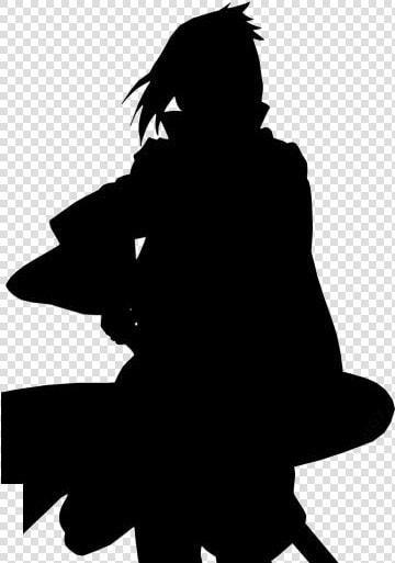 Sasuke Uchiha Png Transparent Images   Female Silhouette Kneeling  Png DownloadTransparent PNG