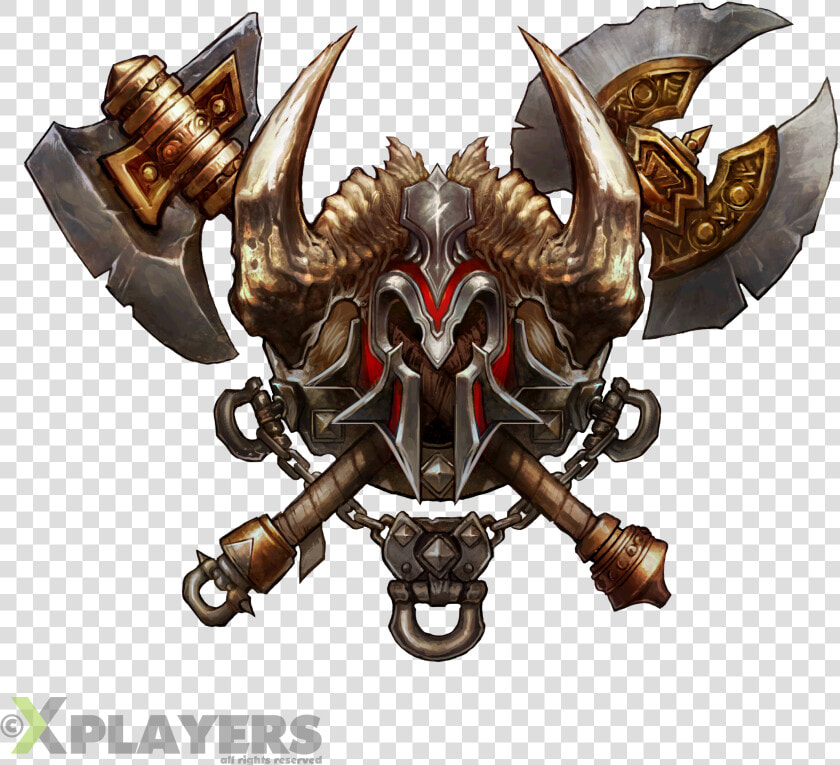 Diablo 3 Cutouts   Barbarian Crest  HD Png DownloadTransparent PNG