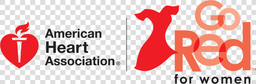 American Heart Association Logo Go Red  HD Png DownloadTransparent PNG