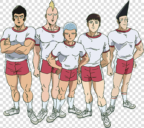 Anime  Kameda Yoshimichi  Bones   Mob Psycho 100  Gouda   Mob Psycho Fitness Club  HD Png DownloadTransparent PNG