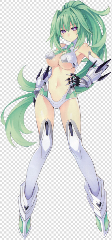 Transparent Green Heart Png   Hyperdimension Neptunia Green Heart  Png DownloadTransparent PNG