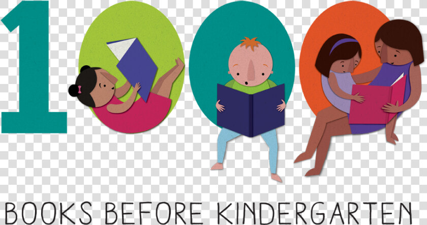 1000 Books Before Kindergarten Clipart  HD Png DownloadTransparent PNG