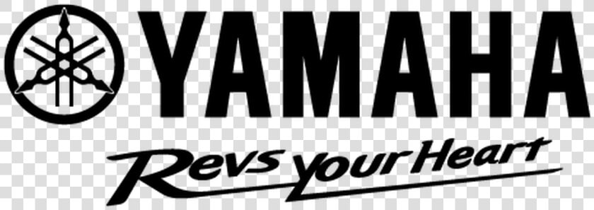 Yamaha Revs Your Heart Logo Vinyl Decal   Yamaha Logo Revs Your Heart Black  HD Png DownloadTransparent PNG