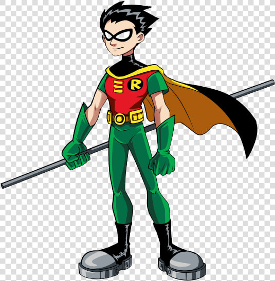 Superhero Robin Png Transparent Images Png All   Robin Teen Titans Staff  Png DownloadTransparent PNG