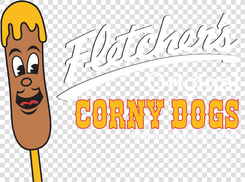 Fletchers Corny Dog Logo  HD Png DownloadTransparent PNG