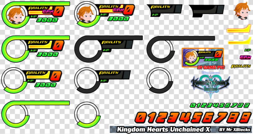 Make Your Own Heart   Kingdom Hearts Health Bar Template  HD Png DownloadTransparent PNG