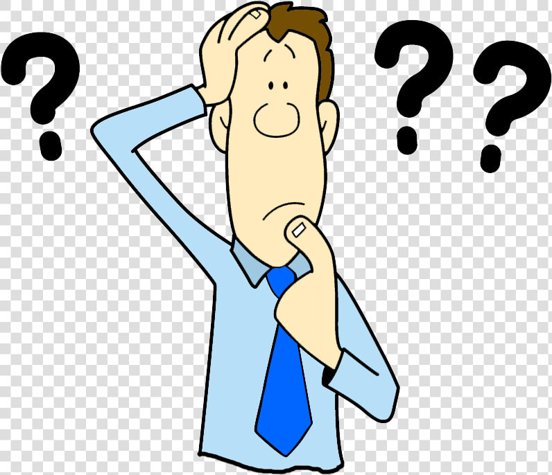 Male Clipart Confused Customer   Confused Png  Transparent PngTransparent PNG