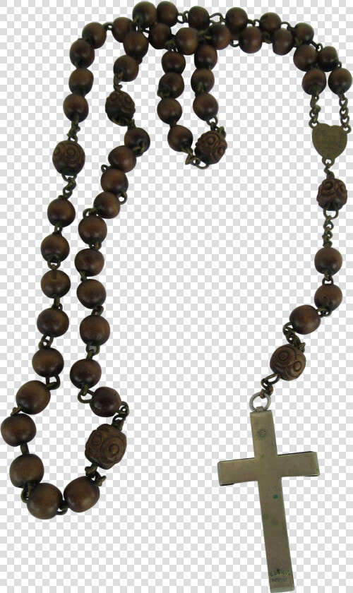 Vintage Ebony France Wooden Clip Royalty Free Library   Transparent Background Rosary Png  Png DownloadTransparent PNG