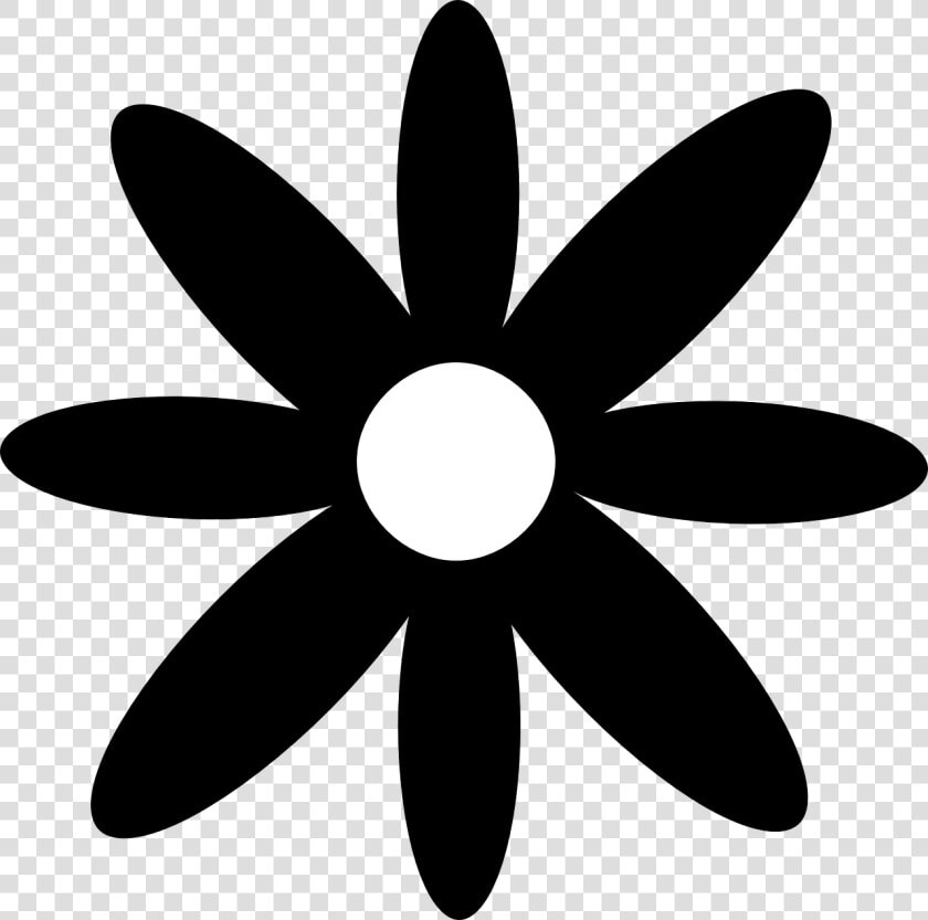 Silhouette  Spring  Daisy  Flower   Daisy Flower Silhouette  HD Png DownloadTransparent PNG