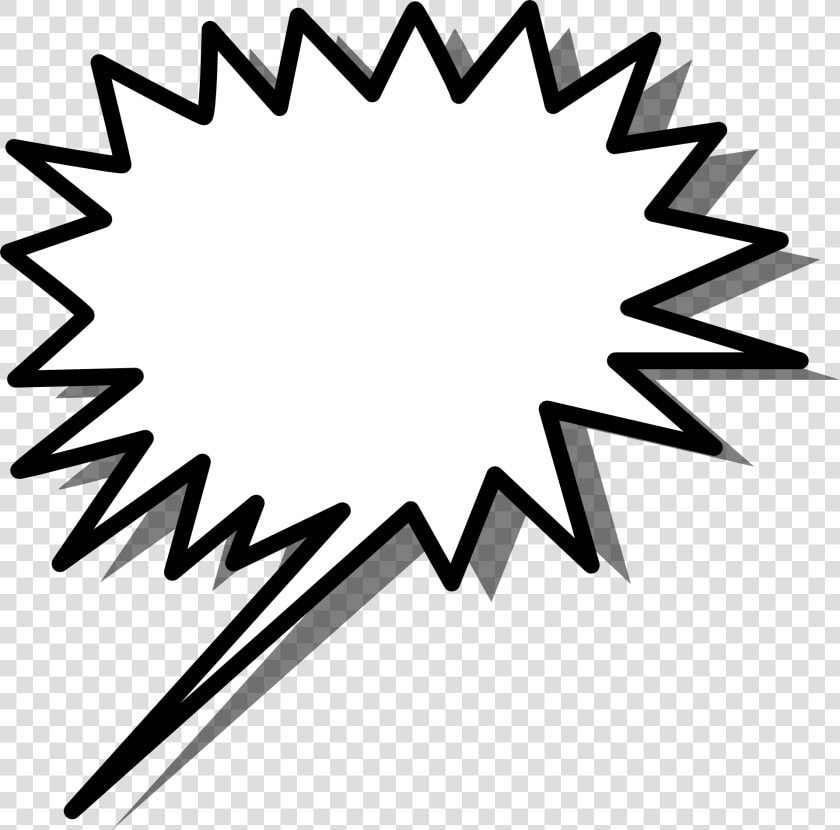 Callout Speech Balloon Clip Art   Zig Zag Speech Bubble  HD Png DownloadTransparent PNG