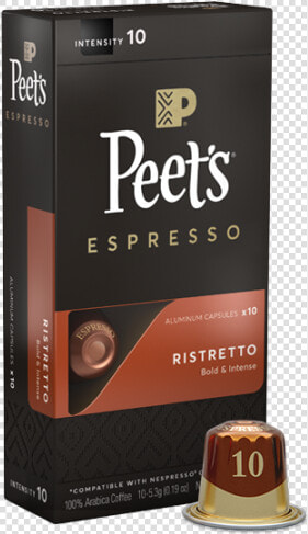 Ristretto Espresso Capsules Title Ristretto Espresso   Instant Coffee  HD Png DownloadTransparent PNG