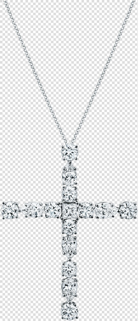 Symbols By Harry Winston  Small Diamond Madonna Cross   Cross  HD Png DownloadTransparent PNG