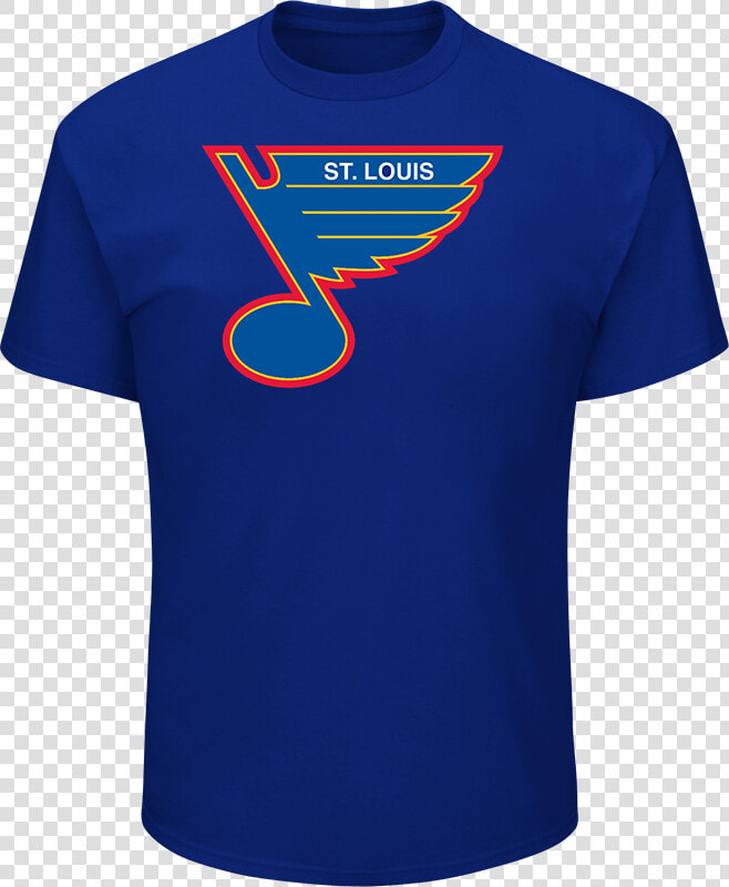 Louis Blues Twill Logo T Shirt By Majestic Data Large   Eagles Super Bowl Shirts  HD Png DownloadTransparent PNG