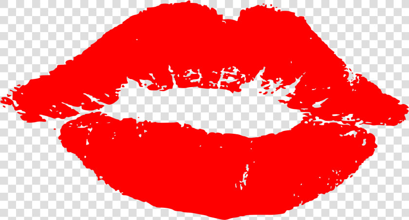 Vector Graphic Kiss Kissing Lips Image   Vektor Bibir Hitam  HD Png DownloadTransparent PNG