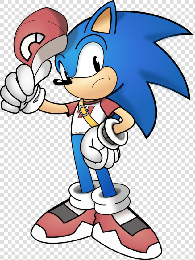 Sonic The Hedgehog Clipart Red   Old Version Of Sonic  HD Png DownloadTransparent PNG