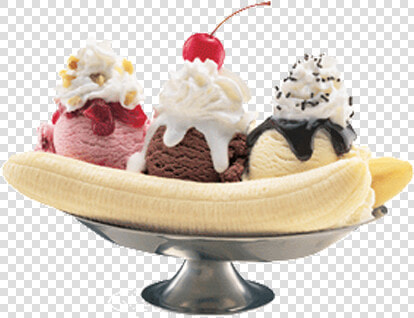 Banana Splits Ice Cream  HD Png DownloadTransparent PNG