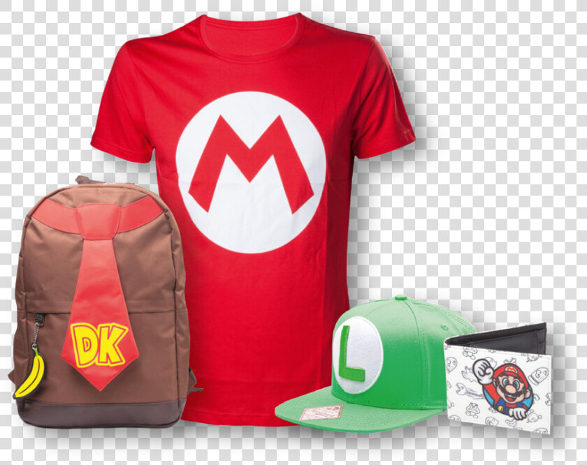 Super Mario Merchandise Srcset Data   Active Shirt  HD Png DownloadTransparent PNG