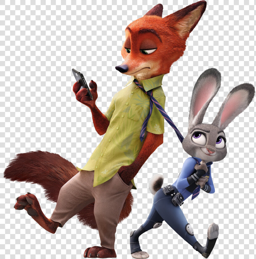 Zootopia Nick Y Judy  HD Png DownloadTransparent PNG