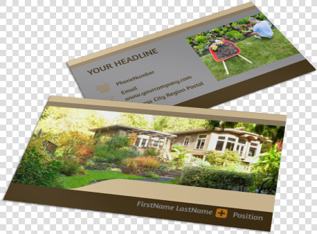 Landscape Design Business Card Template Preview   City Landscape Business Card Design  HD Png DownloadTransparent PNG