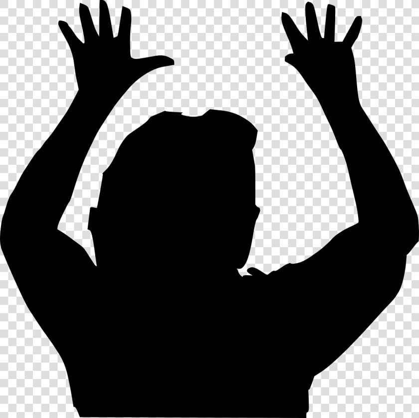 Screeching   Raising Hands  HD Png DownloadTransparent PNG