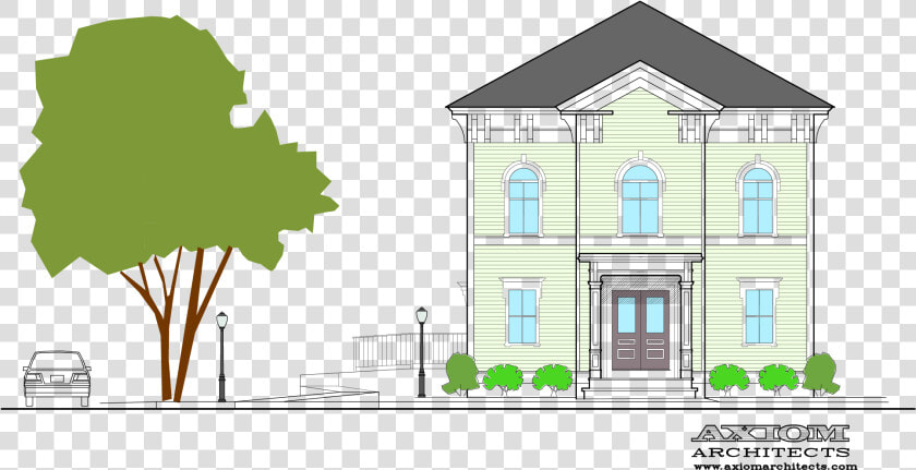 James Front Elevation Only   Tree  HD Png DownloadTransparent PNG