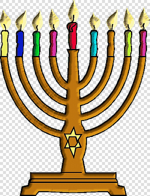 Transparent Menorah Clipart Png   Menorah Candles  Png DownloadTransparent PNG