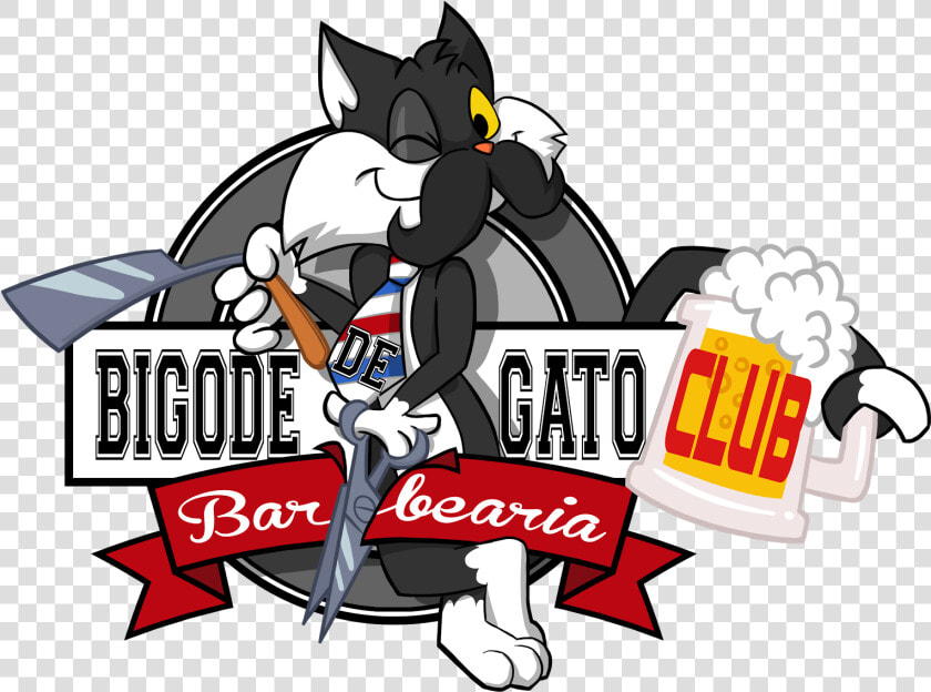   Barbearia Bigode De Gato   Png Download   Cartoon  Transparent PngTransparent PNG