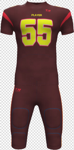 Wholesale Youth Team Sublimated American Football Jersey   Dry Suit  HD Png DownloadTransparent PNG