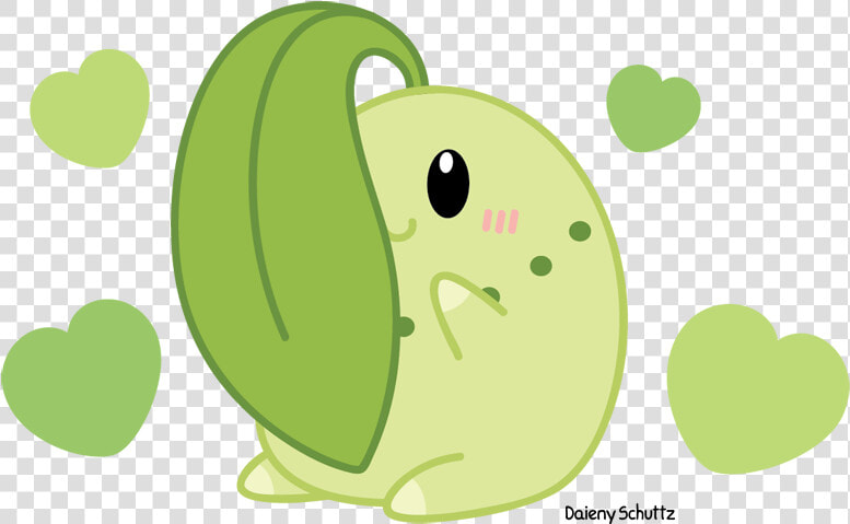 Chikorita Funny   Png Download   Chibi Chikorita  Transparent PngTransparent PNG