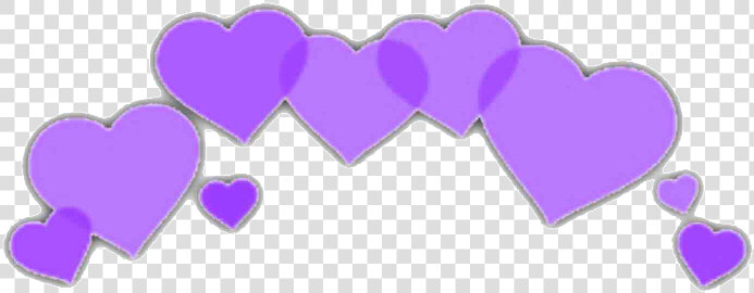  heart  crown  heartcrown  sticker  wholesome  swirl   Wholesome Purple Flower Crown  HD Png DownloadTransparent PNG