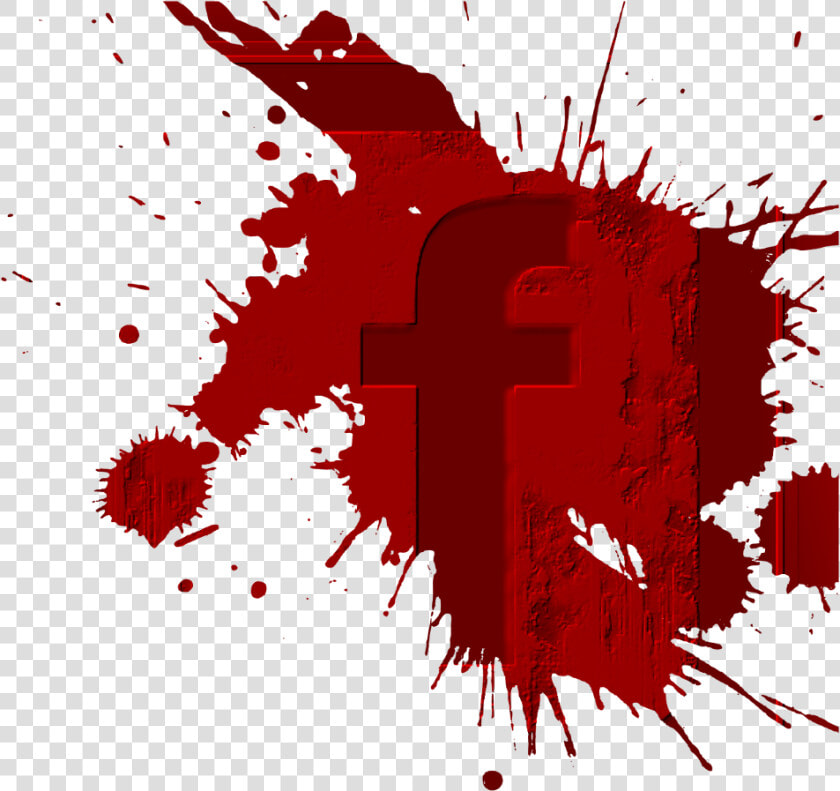  facebook  fb  splash  red  sticker  ftestickers  picsartpassion   Vector Paint Splatter Red  HD Png DownloadTransparent PNG