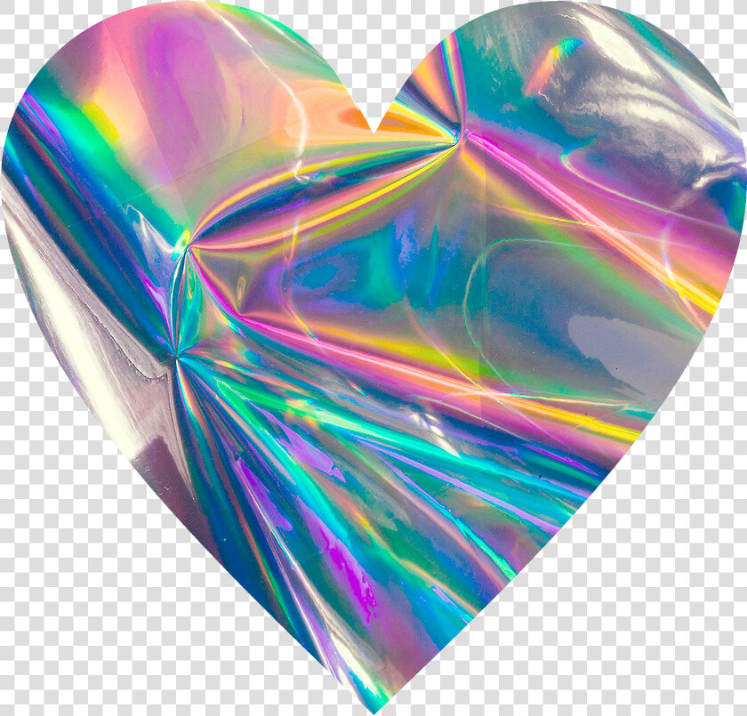 Holographic Heart Png   Holographic Wallpaper Iphone X  Transparent PngTransparent PNG