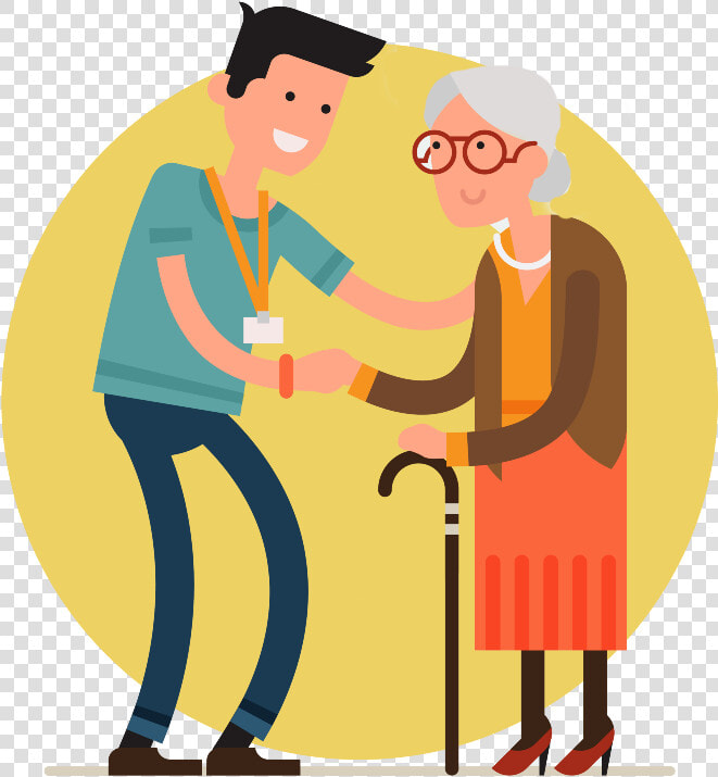 Transparent Elderly Png   Helping The Elderly Clipart  Png DownloadTransparent PNG