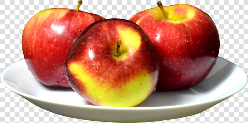 Apples On Plate Cartoon  HD Png DownloadTransparent PNG