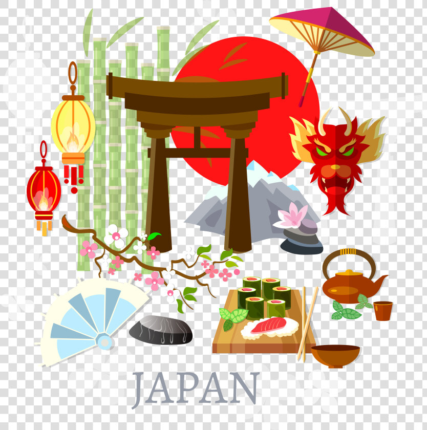 Japanese Clipart Culture Japanese   Japanese Culture Illustration  HD Png DownloadTransparent PNG