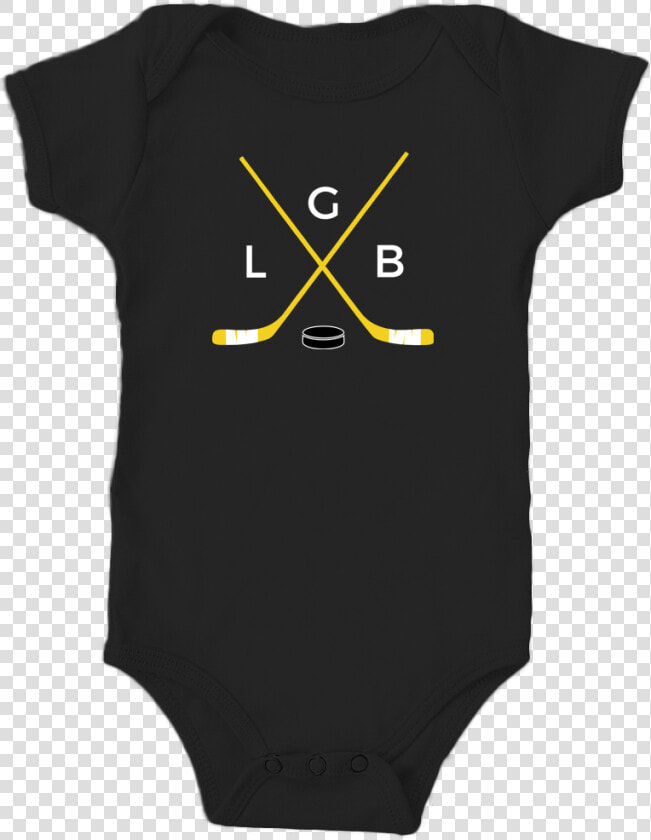 Baby Onesie Crossed Hockey Sticks Lgb   Triangle  HD Png DownloadTransparent PNG