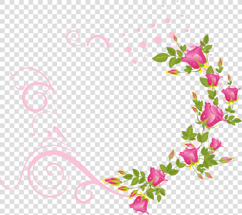 Heart Picture Frames Flower Rose   Flower Heart Frame  HD Png DownloadTransparent PNG