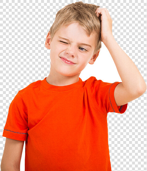 Boy Scratching Head  HD Png DownloadTransparent PNG