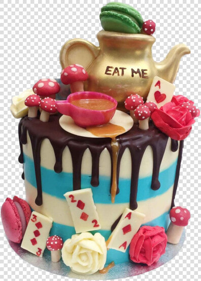 Alice In Wonderland Cake   Alice Through The Looking Glass Cake  HD Png DownloadTransparent PNG