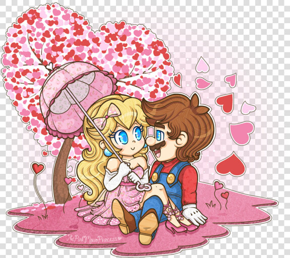 Mario X Peach   Mario X Peach Fan Art  HD Png DownloadTransparent PNG