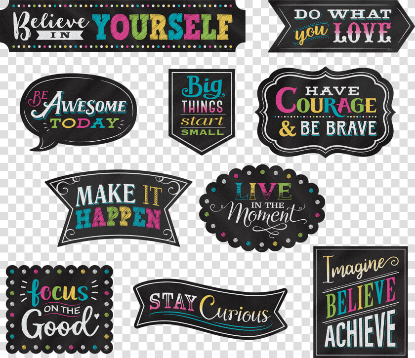 Teacher Created Resources Chalkboard Brights Clingy  HD Png DownloadTransparent PNG