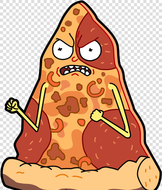 Clip Art Download Pepperoni Pizza Slice Clipart   Rick Y Morty Png  Transparent PngTransparent PNG