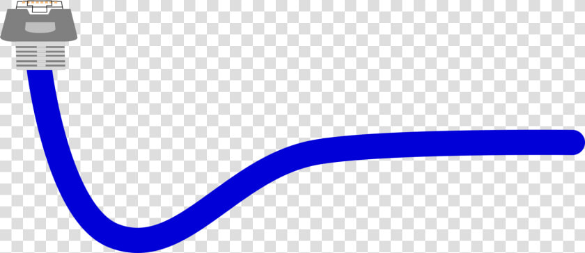 Blue angle area   Network Cable Clip Art  HD Png DownloadTransparent PNG