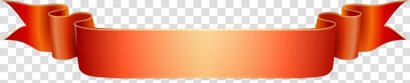 Header Red Ribbon   Ribbon Orange  HD Png DownloadTransparent PNG