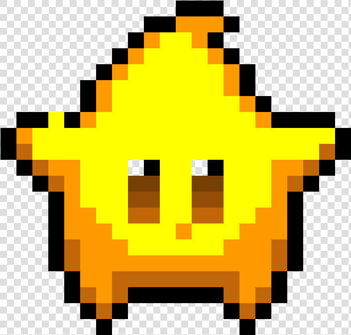 Luma From Super Mario Galaxy   Super Mario Galaxy Pixel Art  HD Png DownloadTransparent PNG