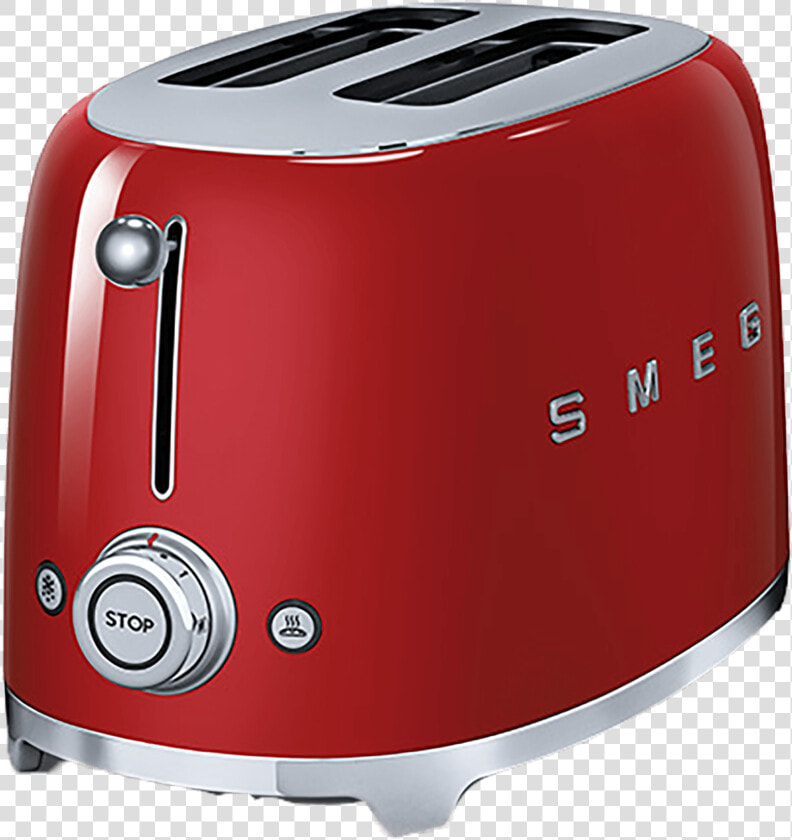 Smeg Tsf01rdeu   Png Download   Smeg 2 Slice Toaster Red  Transparent PngTransparent PNG