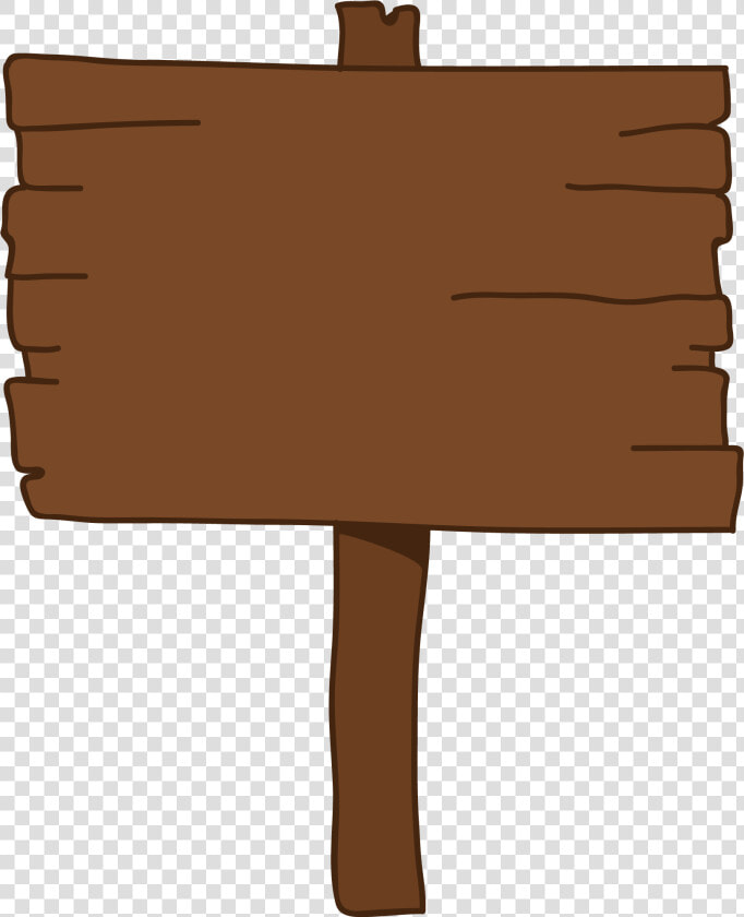 Cartoon Sign Animation Shoulder Brown Png Image Cartoon   Cartoon Wooden Sign Png  Transparent PngTransparent PNG